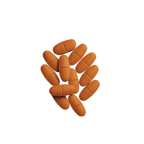 Orange Vitamin C 1000mg + Zinc tablets